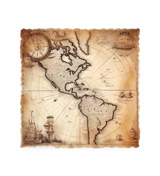 Ancient world map
